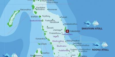 Maldivler beach haritası 